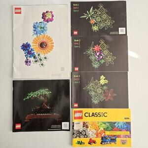 LEGO Instruction Manual Only 10313 Wildflower‎ Botanicals Succulents Bonsai